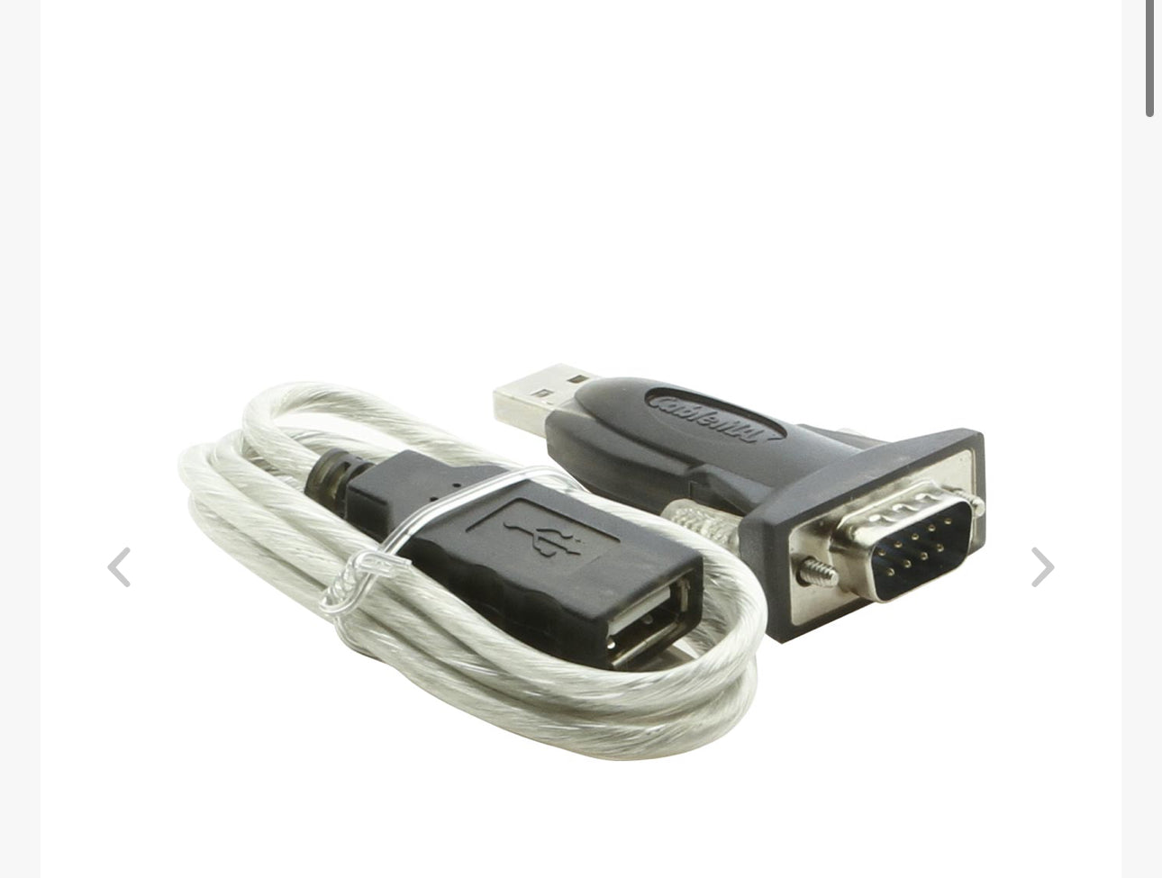 MS3 usb to serial adapter