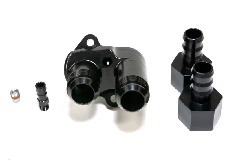 VMP '20+ GT500 16 an billet water manifold - stock intercooler core and stock-sized internal floating transfer tubes