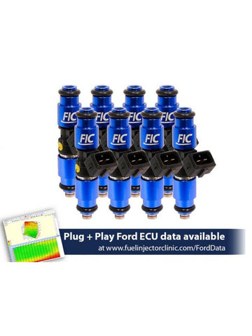 1440cc (140 lbs/hr at 43.5 PSI fuel pressure) FIC Fuel Injector Clinic Injector Set