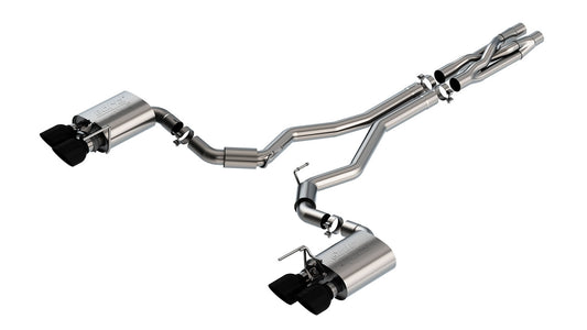 Borla ATAK Cat-Back Exhaust with Black Chrome Tips