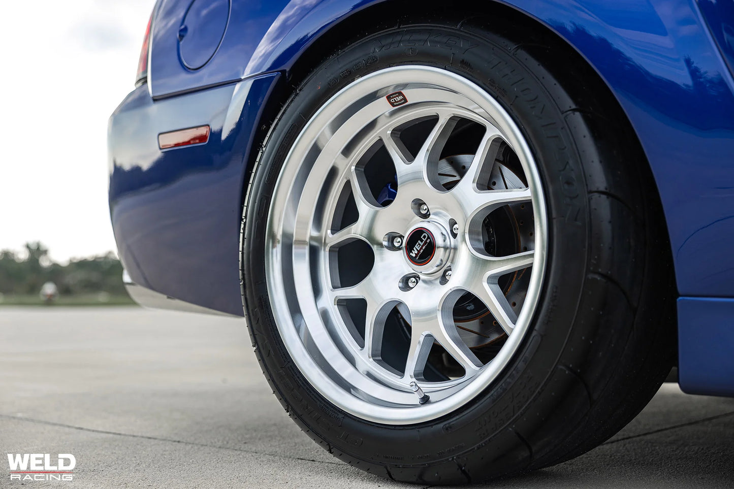 Weld Solana Street Wheels for 99-04 Mustang GT Saleen Roush Cobra (Gloss Machined)