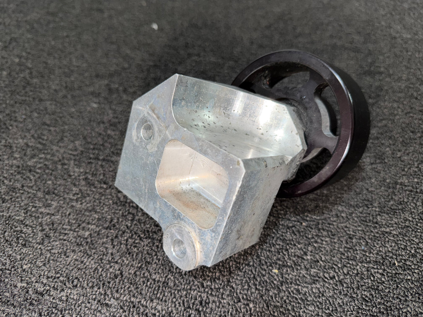 2003-2004 Ford SVT Cobra MOTOBLUE Snub Idler Billet Bracket and Pulley