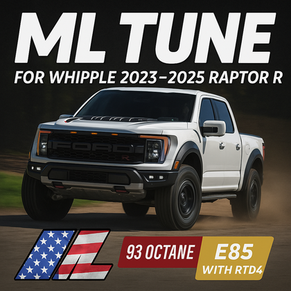 ML Tune for 2023–2025 Raptor R (93 & E85) with RTD4