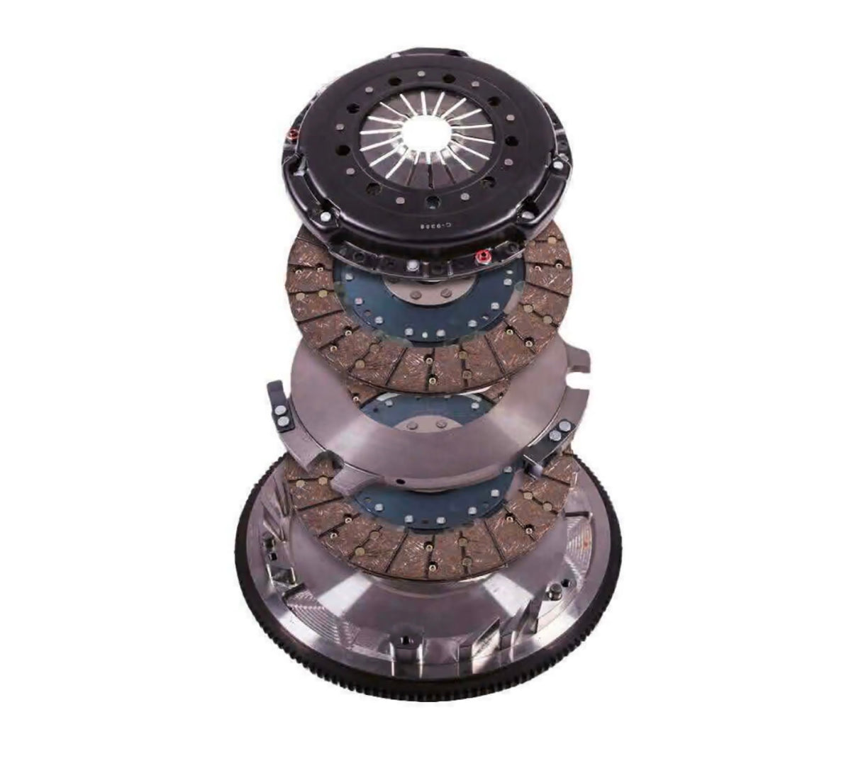 Vengeance Bolt Rounds Vengeance Stage 1 Clutch SN95/S197 6 Bolt Organic Twin Disc - 26 Splin ...