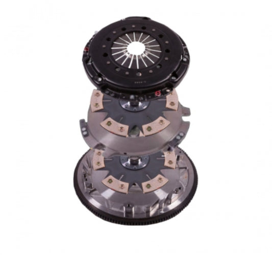 Vengeance Stage 3 Clutch SN95/S197 6 Bolt Six Puck Twin Disc - 26 Spline Upgrade (1996 - 2010 Ford Mustang 4.6) - DM3-07-02-26T