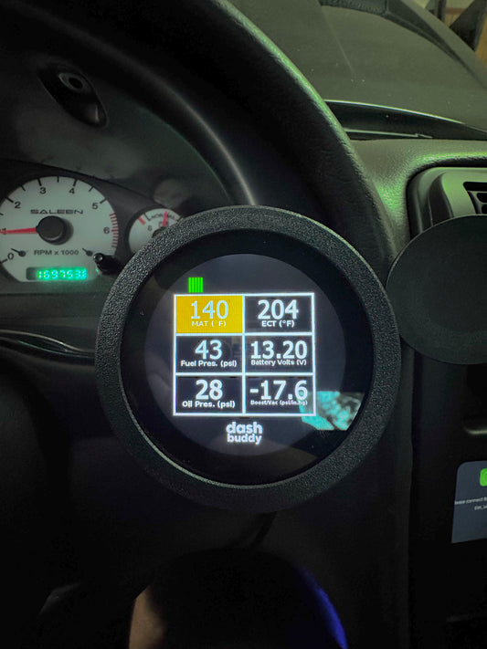 DashBuddy – Plug & Play Digital Gauge Display for MS3