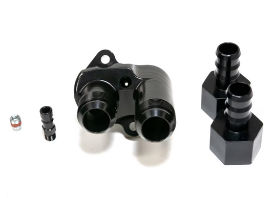 VMP 16 AN BILLET HIGH-FLOW WATER MANIFOLD '20+ GT500 & '23+ RAPTOR 5.2 L