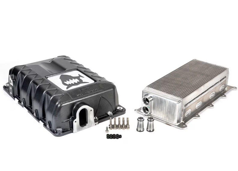 VMP APEX PREDATOR SUPERCHARGER LID & RACE CORE BLACK '20+ GT500 & '23+ RAPTOR 5.2 L