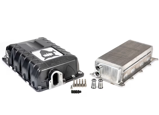 VMP APEX PREDATOR SUPERCHARGER LID & RACE CORE BLACK '20+ GT500 & '23+ RAPTOR 5.2 L