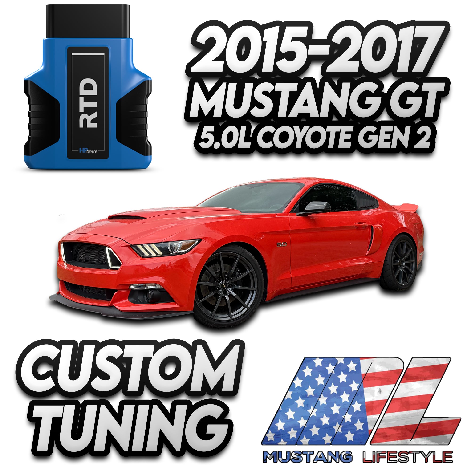 ML Tune for 2015-2017 Mustang GT Naturally Aspirated with RTD 4 ...