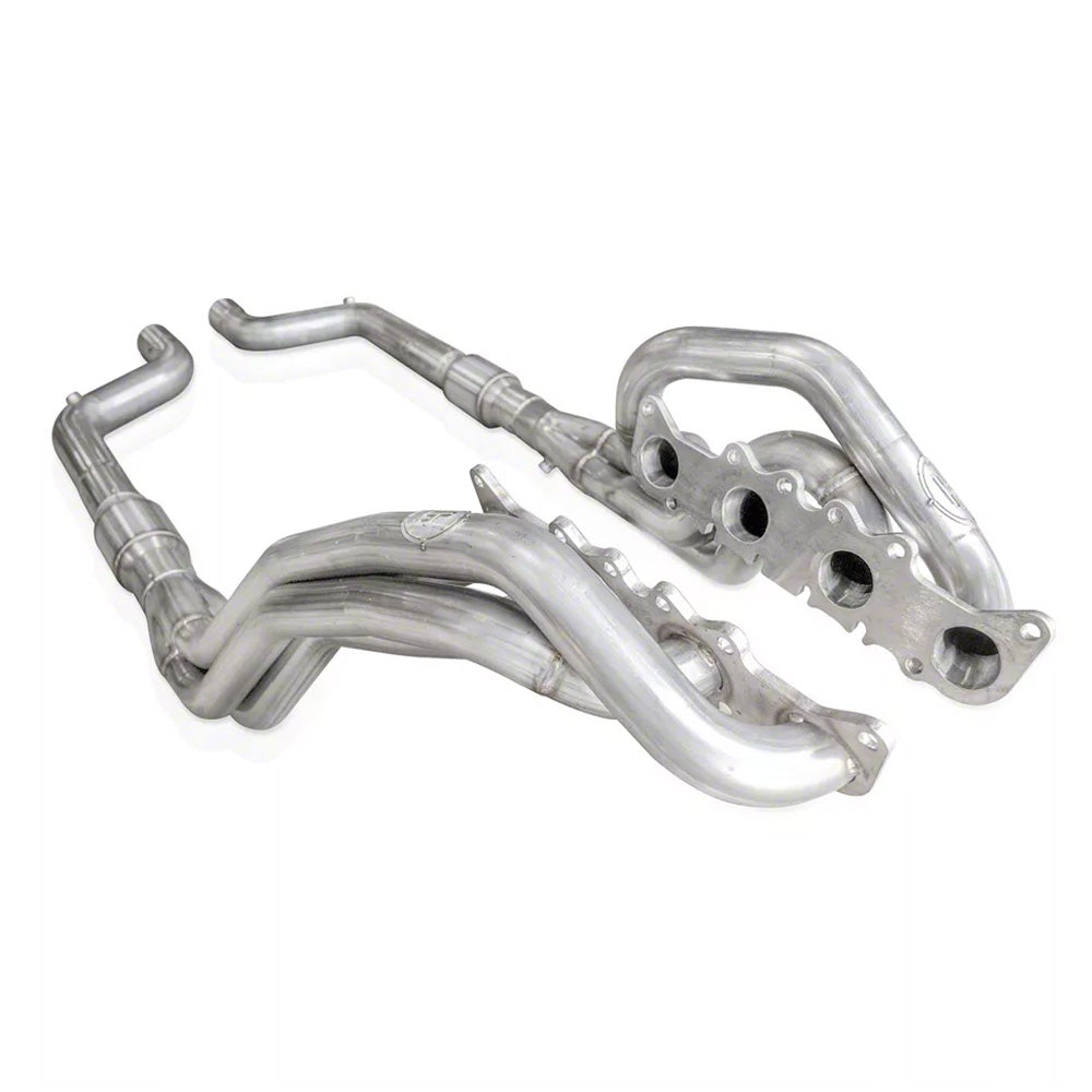 Stainless Power 1-7/8" Long Tube Headers with 3" Catted Lead Pipes (Long Lead System connects to SW, Corsa, and MBRP catbacks) (2015-2024 Mustang GT) SM24H3CATLG