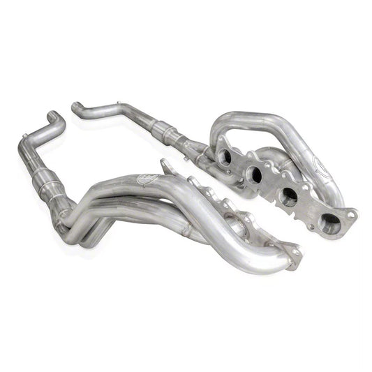 Stainless Power 1-7/8" Long Tube Headers with 3" Catted Lead Pipes (Long Lead System connects to SW, Corsa, and MBRP catbacks) (2015-2024 Mustang GT) SM24H3CATLG