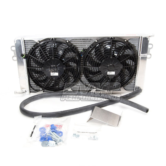 VMP DUAL FAN TRIPLE PASS HEAT EXCHANGER FOR 05-19 MUSTANG GT GT500 Roush